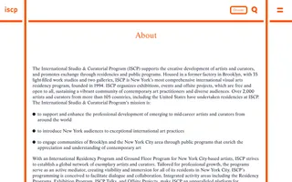 Iscp-nyc homepage website preview