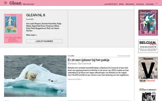 Glean homepage website preview