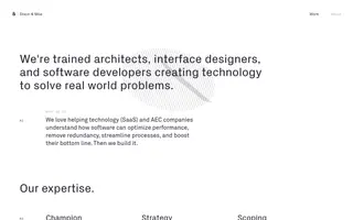 Dixon & Moe homepage website preview