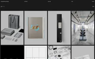 Makkaihang Design homepage website preview