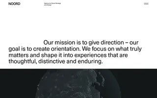 Noord homepage website preview