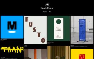 StudioPaack homepage website preview