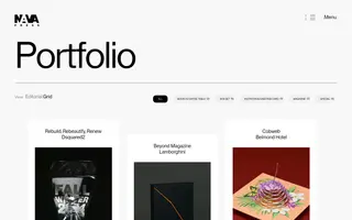 Nava Press homepage website preview