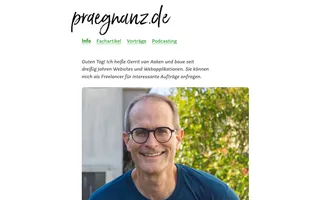 praegnanz.de homepage website preview