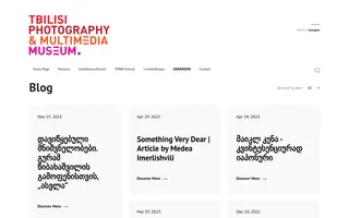TPMM homepage website preview