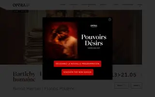 Opéra Royal de Wallonie-Liège homepage website preview