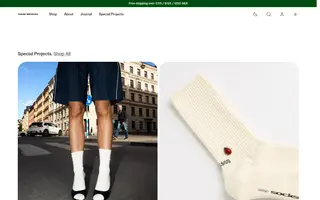 Socksss homepage website preview
