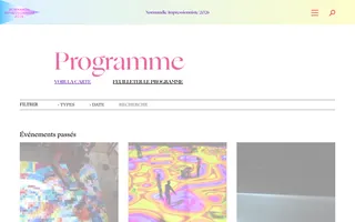 Normandie Impressioniste homepage website preview