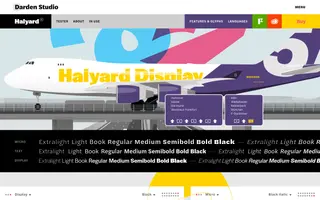 Halyard homepage website preview
