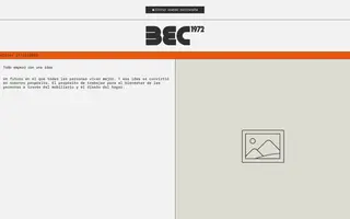 BEC1972 homepage website preview
