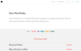 Collaborative Fund homepage website preview