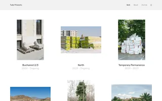 Tudor Prisăcariu homepage website preview