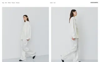 Magniberg homepage website preview