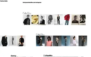 Marlen Keller homepage website preview