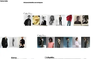 Marlen Keller homepage website preview