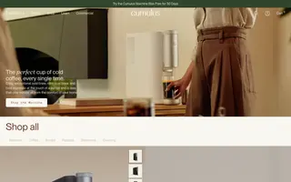 Cumulus homepage website preview