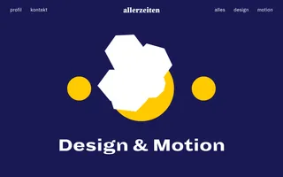 allerzeiten homepage website preview