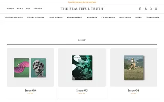 The Beautiful Truth homepage website preview