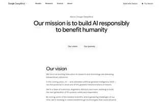 Gemini homepage website preview