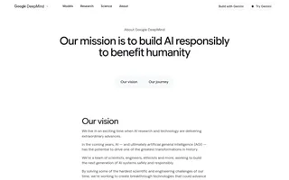 Gemini homepage website preview
