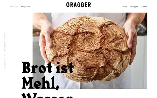 Gragger homepage website preview
