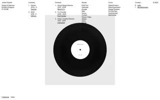 Jordan Sowers homepage website preview