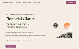The Ronin Society homepage website preview