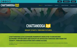Chattanooga 2.0 homepage website preview