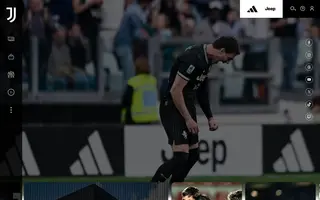 Juventus homepage website preview