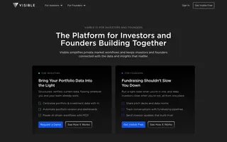 Visible homepage website preview