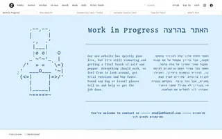 Fontef homepage website preview