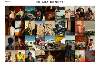 Chiarabonetti homepage website preview