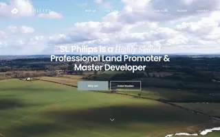 St. Philips homepage website preview