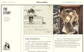 WienerBlut homepage website preview
