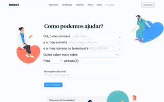 nobox homepage website preview