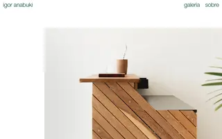 Igor Anabuki homepage website preview