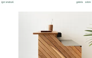 Igor Anabuki homepage website preview