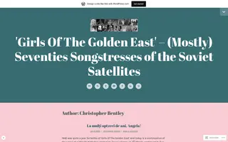 Girls Of The Golden East homepage website preview