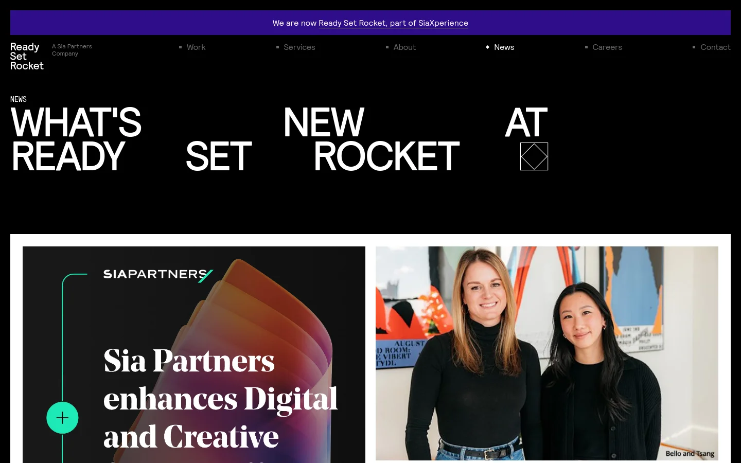 Ready Set Rocket Blog / Article desktop website screenshot