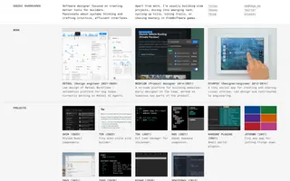 Gadzhi Kharkharov homepage website preview