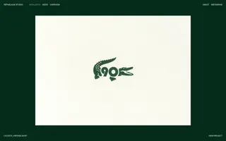 République Studio homepage website preview