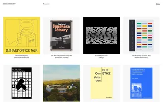 Design Theory homepage website preview