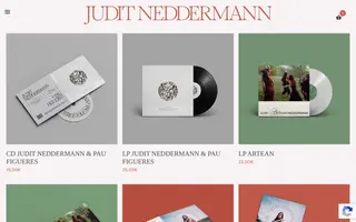 Judit Neddermann homepage website preview