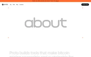 Proto homepage website preview