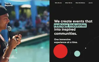 This is Beyond homepage website preview