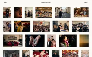 Frankie Alduino homepage website preview