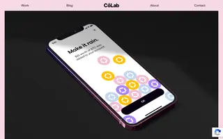 CōLab homepage website preview