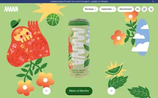 Mana homepage website preview