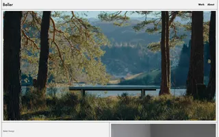 Beller homepage website preview