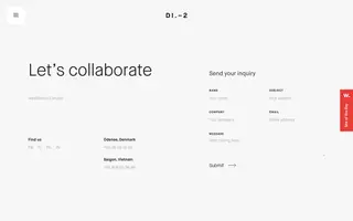 District2 homepage website preview